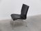 Modernist Black Leather & Steel Lounge Chair, 1960s, Image 12