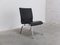 Modernist Black Leather & Steel Lounge Chair, 1960s, Image 8