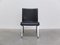 Modernist Black Leather & Steel Lounge Chair, 1960s 5