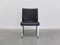 Modernist Black Leather & Steel Lounge Chair, 1960s, Image 5