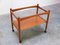 Danish Serving Trolley with Removable Tray by Poul Hundevad, 1960s, Image 7