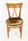 19th Century Dutch Satinwood Marquetry Desk Chair, Image 2