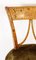 Silla de escritorio holandesa de madera satinada, siglo XIX, Imagen 4