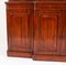 Victorian Figured Walnut Four Door Breakfront Bookcase 19th Century, Image 8