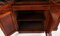 Victorian Figured Walnut Four Door Breakfront Bookcase 19th Century 15