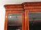 Victorian Figured Walnut Four Door Breakfront Bookcase 19th Century 3