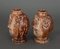 Banko Ware Vasen aus China aus Keramik mit Tempel & Pagode Dekor, 2 . Set 6