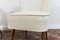 Set of White Boucle Cocktail Chairs, 1950s 4