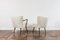 Set of White Boucle Cocktail Chairs, 1950s 13