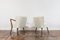Set of White Boucle Cocktail Chairs, 1950s 8