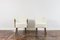 Set of White Boucle Cocktail Chairs, 1950s 1