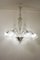 Lámpara de araña vintage grande de cristal de Murano de Ercole Barovier para Barovier & Toso, años 40, Imagen 2