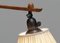 Swedish Art Deco Walnut Floor Lamp with Silk Satin Shade, 1930s 6