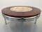 Table Basse Ronde Moderne en Palissandre et Marbre de Bendixen Design, Danemark, 1970s 13