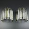 Murano Glass Crystal Prism Wall Sconces, Italy, 1970s, Set of 2, Image 2