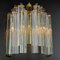 Murano Glass Crystal Prism Wall Sconces, Italy, 1970s, Set of 2, Image 7