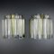 Murano Glass Crystal Prism Wall Sconces, Italy, 1970s, Set of 2 1