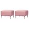 Set of 2 Alice Ottoman Square by Pepe Albargues, Set of 2 1