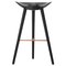 Black Beech and Copper Bar Stool by Lassen, Image 1
