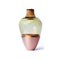 Olive and Copper Vase in Sculpted Blown Glass by Pia Wüstenberg 2