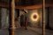 Lampada Eclipse in legno bruciato scolpita da Tilen Sepič, Immagine 4