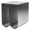 Stainless Steel Curved Side Table by Kristina Dam Studio 1