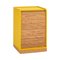 Tapparelle Wheels Cabinet in Mustard Yellow by Colé Italia 1