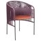 Silla de comedor Caribe Chic en violeta en naranja de Sebastian Herkner, Imagen 1