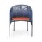 Blue Caribe Chic Dining Chair by Sebastian Herkner, Image 4