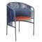 Blue Caribe Chic Dining Chair by Sebastian Herkner, Image 1