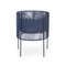 Blue Caribe Chic Dining Chair by Sebastian Herkner, Image 6