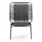 Black Cielo Lounge High Chair by Sebastian Herkner, Image 3