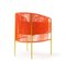 Orange Rose Caribe Dining Chair by Sebastian Herkner, Image 5