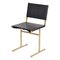 Black and Brass Memento Chair by Jesse Sanderson 1