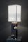 Diomede Tischlampe aus Messing und Holz 4