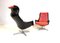 Space Age Dux Galaxy Lounge Chairs by Yngvar Sandström for Dux, 1970s, Set of 2 20