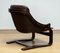 Krona Lounge Chair in Brown Leather by Ake Fribytter for Nelo, Sweden, 1970s 10