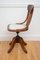 Vintage Oak Office Chair, 1910 3
