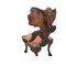 Chairs Elephant Sculptures in Tropical Wood, Set of 2 7