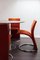 Rote Stühle von Fumagalli, 1970er, 4er Set 2