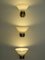 Italienische Wandlampen aus Messing & Muranoglas, 1970er, 3er Set 5