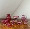 Bicchieri antichi vittoriani a forma di mirtillo rosso, set di 16, Immagine 1