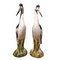 Hand Painted Porcelain Herons, Set of 2 2