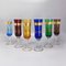 Vasos de cristal de Murano, Italia, años 60. Juego de 6, Imagen 3