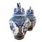 Pareja de Tibores vintage de cerámica de Delft, años 70. Juego de 2, Imagen 2
