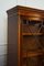 Vintage English Burr Yew Wood Display Cabinet 14