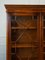 Vintage English Burr Yew Wood Display Cabinet 13