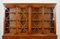 Vintage English Burr Yew Wood Display Cabinet 3