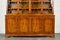 Vintage English Burr Yew Wood Display Cabinet 4