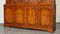 Vintage English Burr Yew Wood Display Cabinet 7